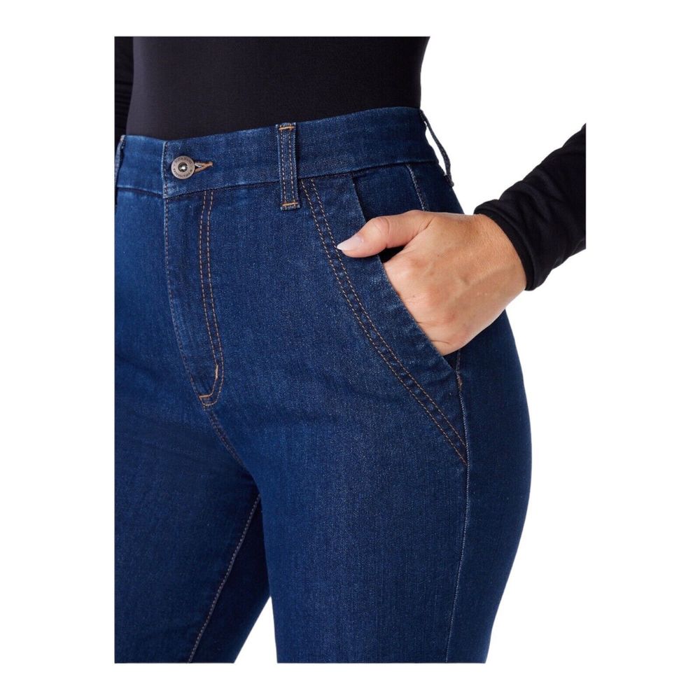 Sofia Jeans by Sofia Vergara Trouser Flare Various Size 16 Dark Wash Women NWT - Picture 8 of 13